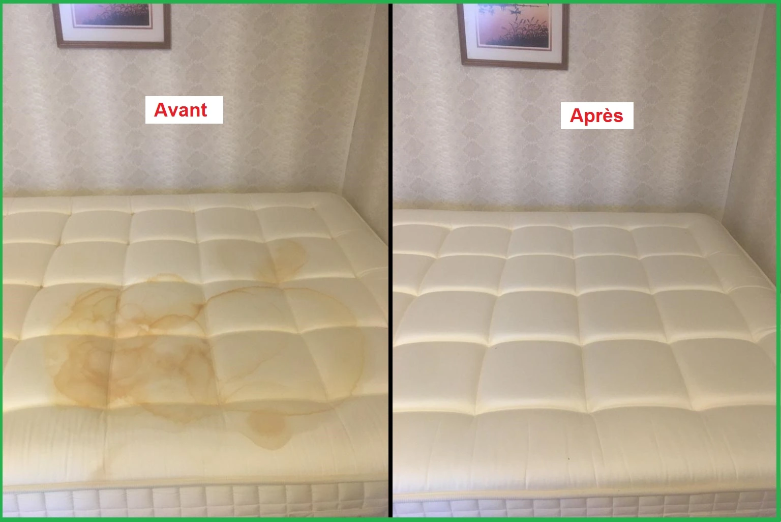 Agent Impeka nettoyant un matelas à Paris avec un injecteur-extracteur